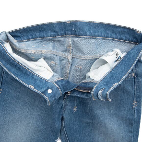 Ksubi Medium Wash Low Rise Straight Leg Jeans Size 26 - Picture 5 of 10